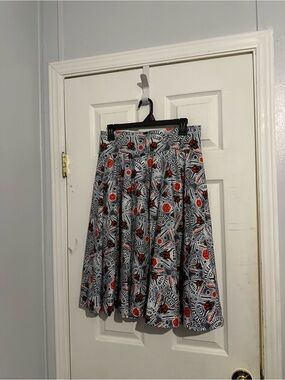 The Legging Lass Stranger Things Hellfire Club Skater Skirt with Pockets M/L